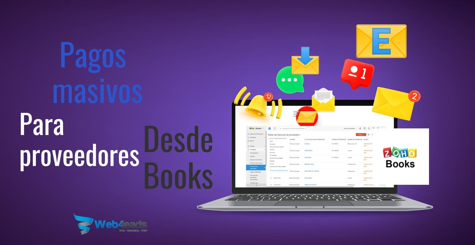 Ahora puedes realizar pagos masivos a tus proveedores con Zoho Books